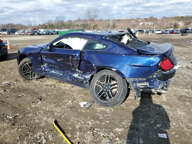 1FA6P8TH6J5141042 - 2018 FORD MUSTANG BLUE photo 2