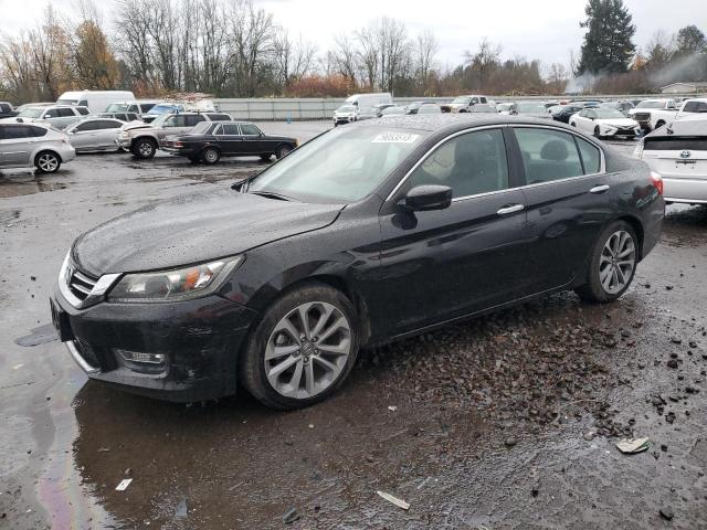 1HGCR2F57DA225731 - 2013 HONDA ACCORD SPORT BLACK photo 1