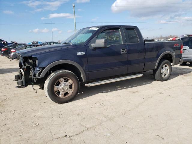 1FTPX14515NA31953 - 2005 FORD F150 BLUE photo 1