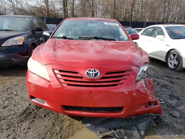 4T1BE46K57U178320 - 2007 TOYOTA CAMRY CE RED photo 5