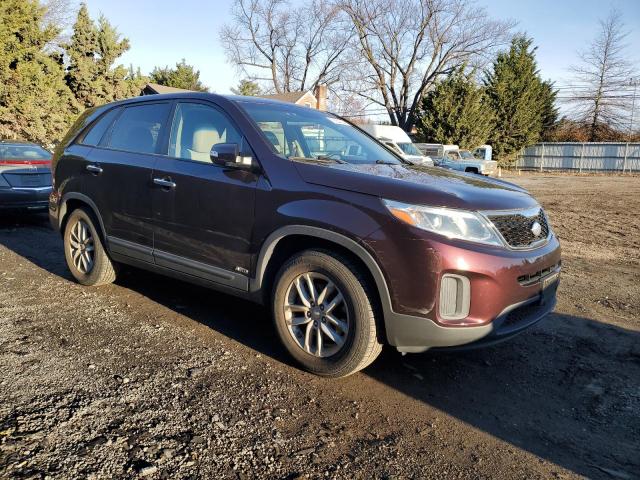 5XYKTCA64FG552169 - 2015 KIA SORENTO LX BROWN photo 4