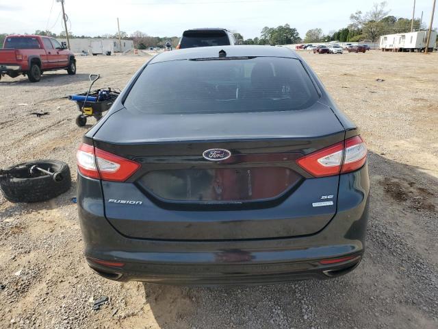 3FA6P0H95ER393807 - 2014 FORD FUSION SE BLACK photo 6