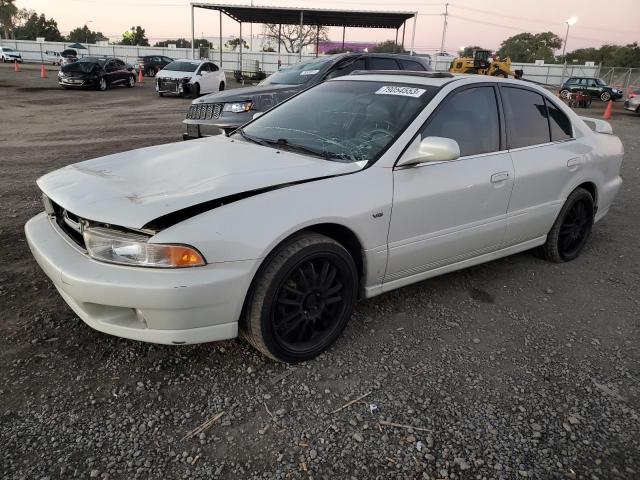 4A3AA46L3YE053510 - 2000 MITSUBISHI GALANT ES WHITE photo 1