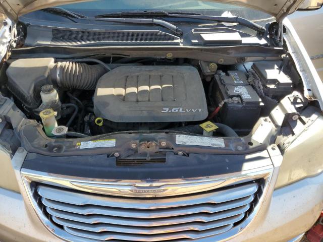 2A4RR8DG8BR785969 - 2011 CHRYSLER TOWN & COU TOURING L SILVER photo 12