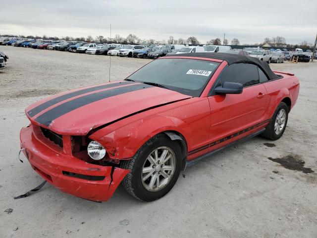 1ZVHT84N785143408 - 2008 FORD MUSTANG RED photo 1