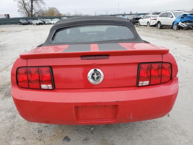 1ZVHT84N785143408 - 2008 FORD MUSTANG RED photo 6