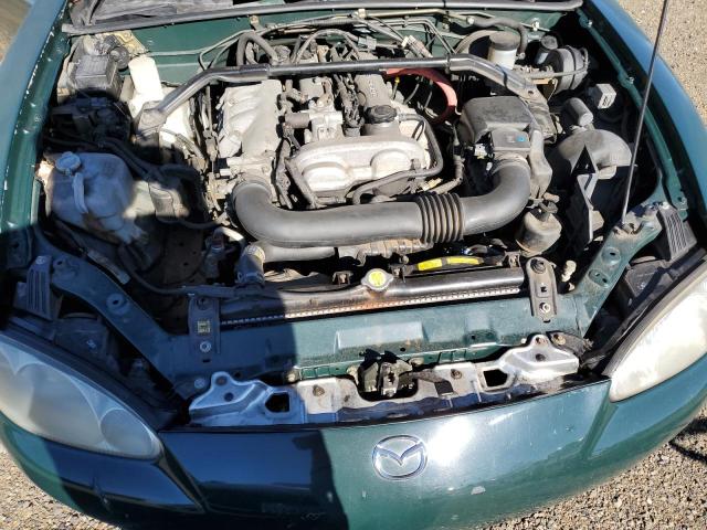 JM1NB353X10211339 - 2001 MAZDA MX-5 MIATA BASE GREEN photo 11