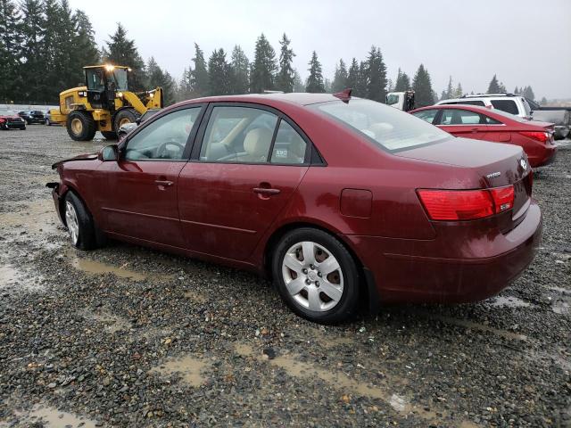 5NPET46C59H518093 - 2009 HYUNDAI SONATA GLS BURGUNDY photo 2