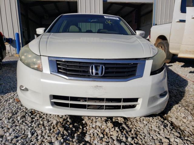 1HGCP36838A050356 - 2008 HONDA ACCORD EXL WHITE photo 5