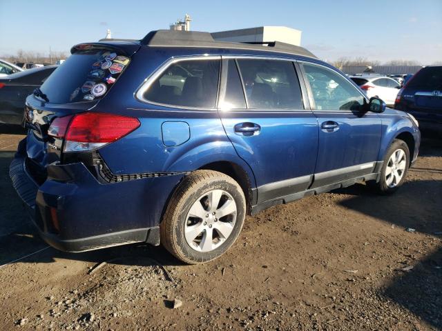 4S4BRCKCXA3337763 - 2010 SUBARU OUTBACK 2.5I LIMITED BLUE photo 3