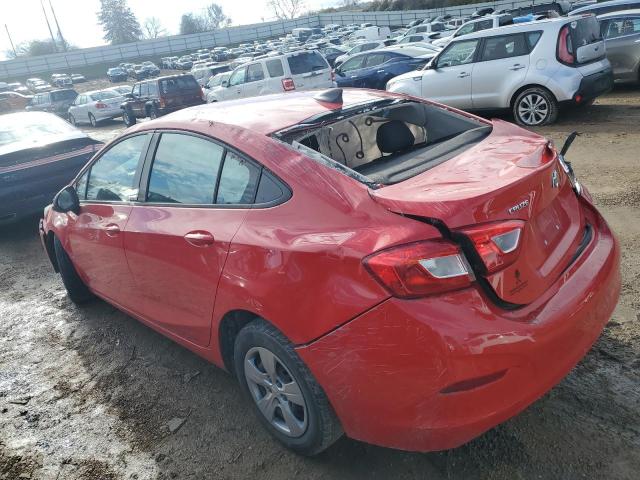 1G1BC5SM9J7159792 - 2018 CHEVROLET CRUZE LS RED photo 2