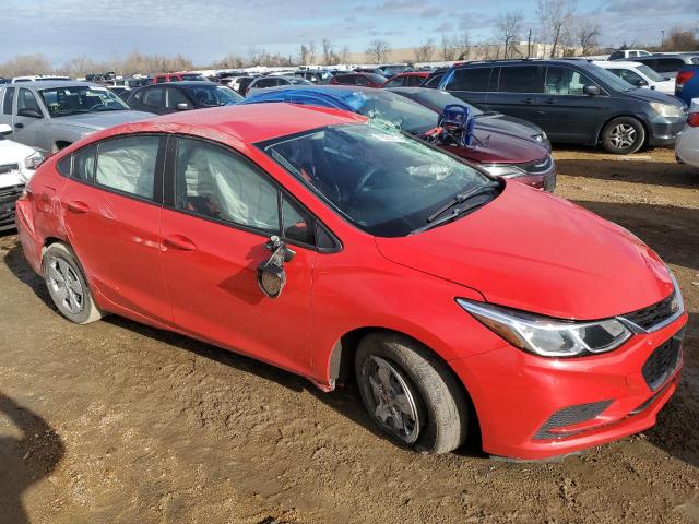 1G1BC5SM9J7159792 - 2018 CHEVROLET CRUZE LS RED photo 4