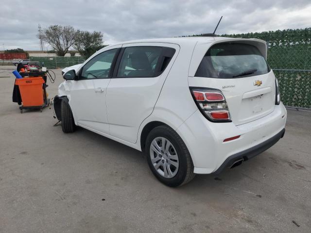 1G1JG6SH4H4160370 - 2017 CHEVROLET SONIC WHITE photo 2