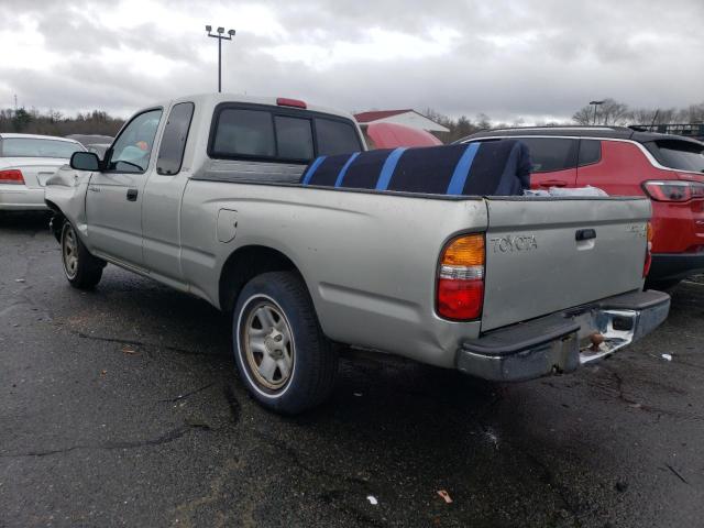 5TEVL52N02Z046708 - 2002 TOYOTA TACOMA XTRACAB SILVER photo 2