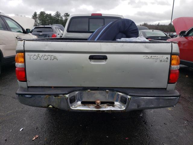 5TEVL52N02Z046708 - 2002 TOYOTA TACOMA XTRACAB SILVER photo 6