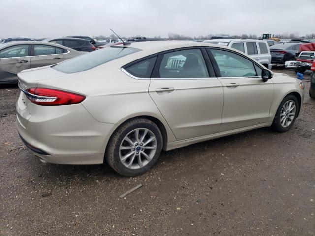 3FA6P0H76HR412609 - 2017 FORD FUSION SE GOLD photo 3