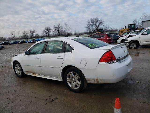 2G1WG5EKXB1180276 - 2011 CHEVROLET IMPALA LT WHITE photo 2