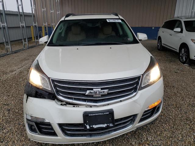 1GNKVLKD2DJ211722 - 2013 CHEVROLET TRAVERSE LTZ WHITE photo 5