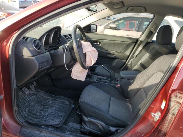 JM1BK32F681114208 - 2008 MAZDA 3 I BURGUNDY photo 7