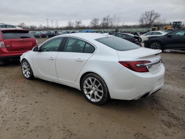 2G4GU5GX1H9179990 - 2017 BUICK REGAL GS WHITE photo 2