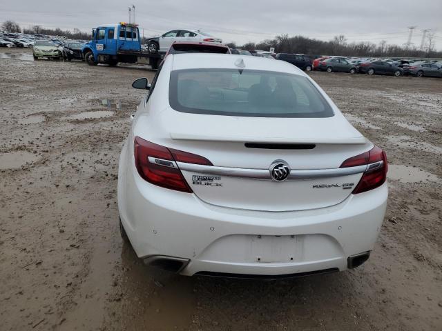 2G4GU5GX1H9179990 - 2017 BUICK REGAL GS WHITE photo 6