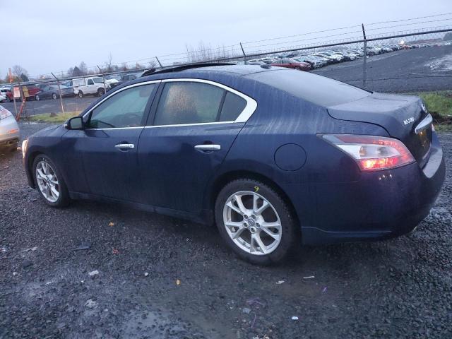 1N4AA5AP9DC834790 - 2013 NISSAN MAXIMA S BLUE photo 2