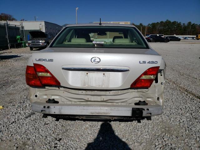 JTHBN30F230116366 - 2003 LEXUS LS 430 WHITE photo 6