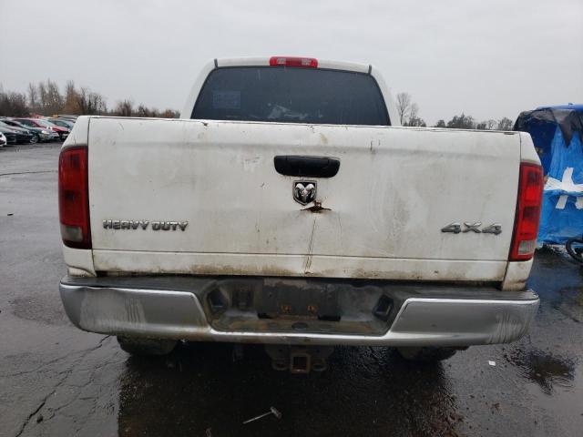 3D7KS28C76G287425 - 2006 DODGE RAM 2500 ST WHITE photo 6