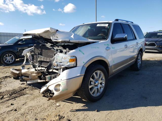 1FMJU1H50DEF69692 - 2013 FORD EXPEDITION XLT WHITE photo 1