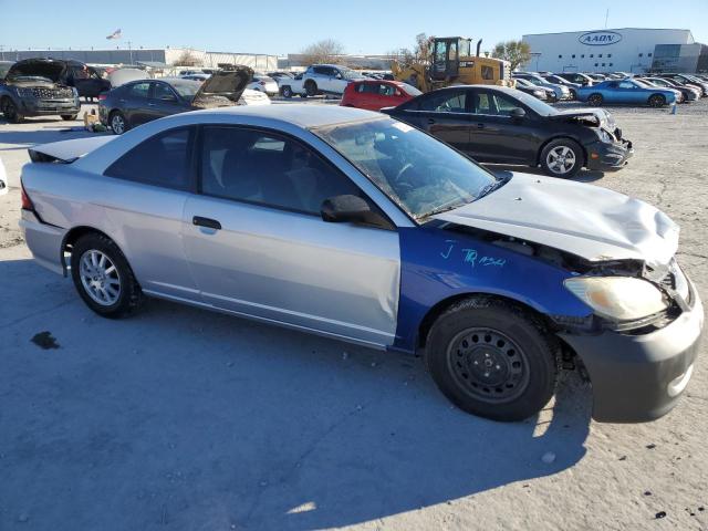 1HGEM22774L018808 - 2004 HONDA CIVIC HX GRAY photo 4