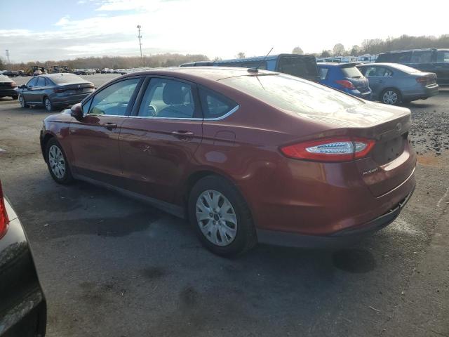 3FA6P0G73ER264108 - 2014 FORD FUSION S RED photo 2