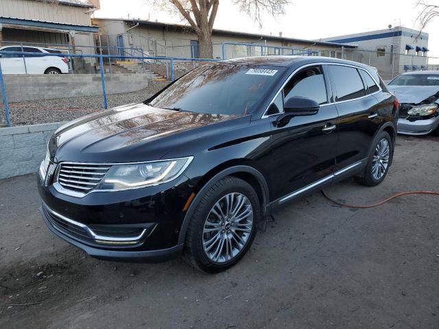 2LMTJ8LR7GBL21836 - 2016 LINCOLN MKX RESERVE Սև լուսանկար 1