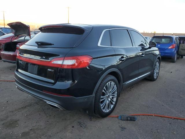 2LMTJ8LR7GBL21836 - 2016 LINCOLN MKX RESERVE Սև լուսանկար 3