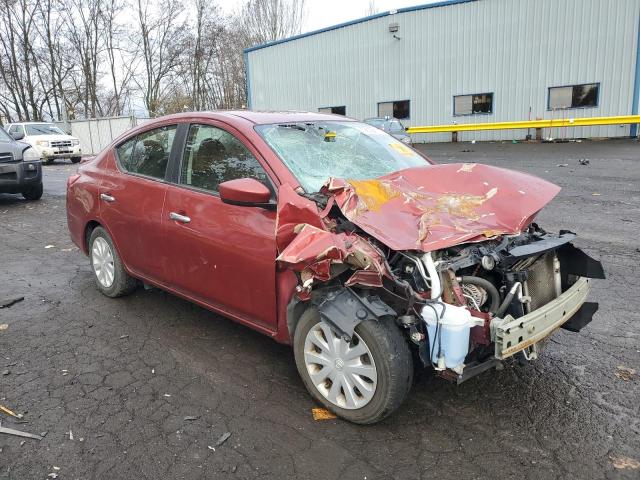 3N1CN7AP6GL897697 - 2016 NISSAN VERSA S RED photo 4