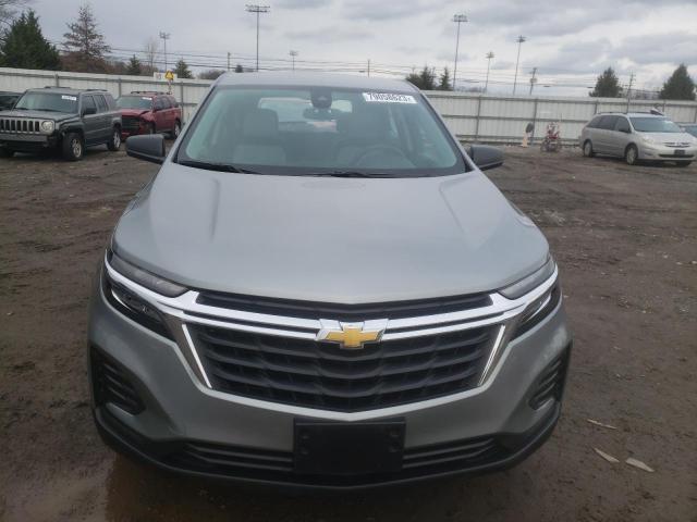 3GNAXHEG6PL186992 - 2023 CHEVROLET EQUINOX LS SILVER photo 5