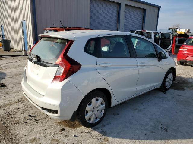 3HGGK5H44KM705981 - 2019 HONDA FIT LX WHITE photo 3