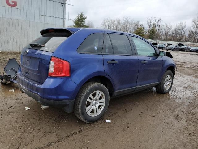 2FMDK3GCXDBA38221 - 2013 FORD EDGE SE BLUE photo 3