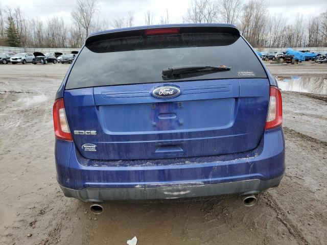 2FMDK3GCXDBA38221 - 2013 FORD EDGE SE BLUE photo 6