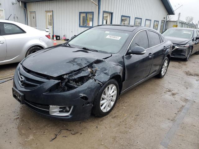 1YVHZ8EH8C5M08429 - 2012 MAZDA 6 I BLACK photo 1