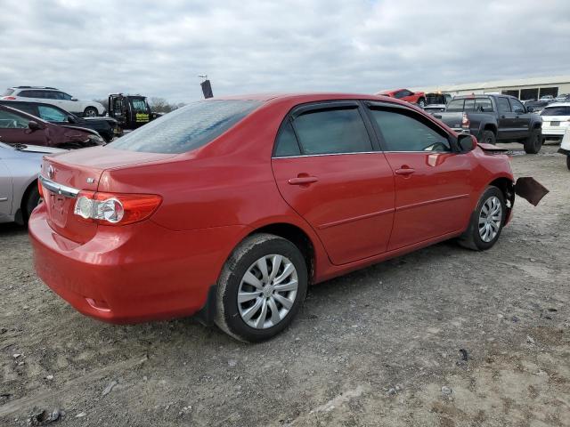 2T1BU4EE1DC972100 - 2013 TOYOTA COROLLA BASE RED photo 3