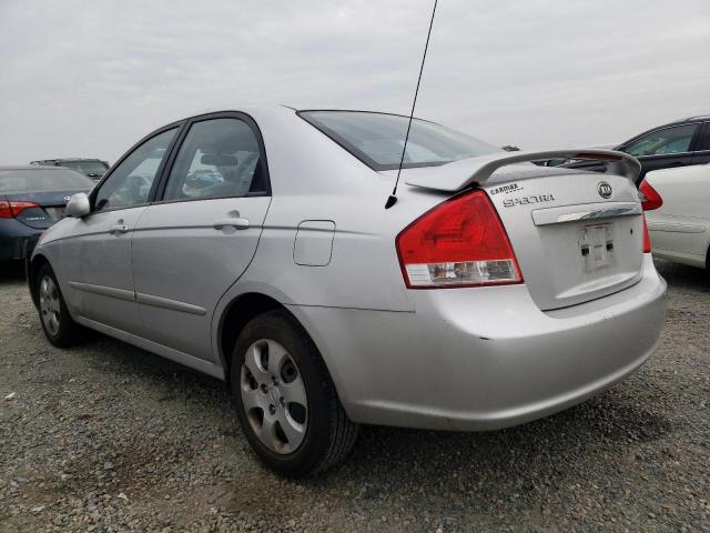 KNAFE222795663052 - 2009 KIA SPECTRA EX SILVER photo 2