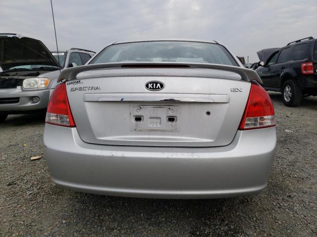 KNAFE222795663052 - 2009 KIA SPECTRA EX SILVER photo 6