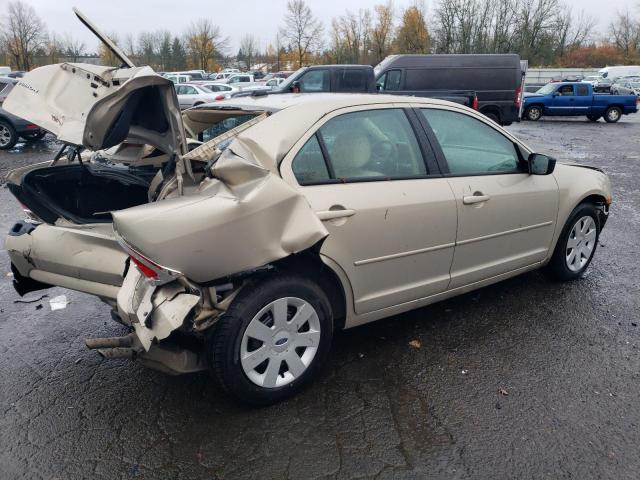 3FAHP06Z78R220743 - 2008 FORD FUSION S TAN photo 3