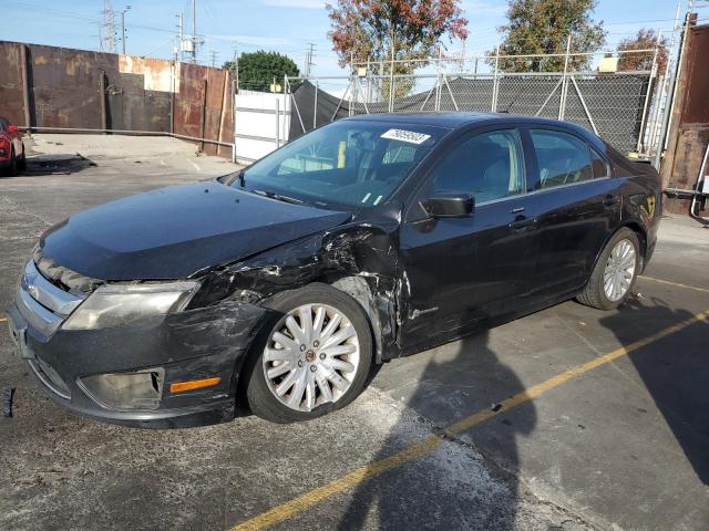 3FADP0L39AR185370 - 2010 FORD FUSION HYBRID BLACK photo 1