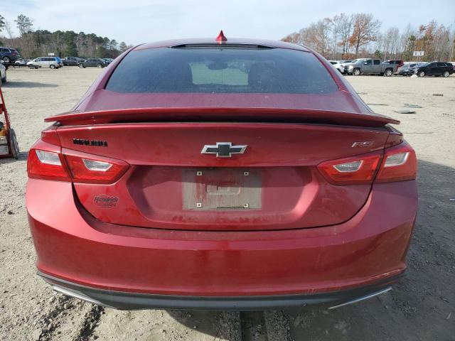 1G1ZG5STXNF101194 - 2022 CHEVROLET MALIBU RS RED photo 6