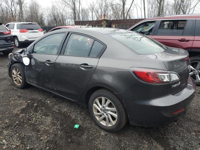 JM1BL1VP1D1812290 - 2013 MAZDA 3 I GRAY photo 2