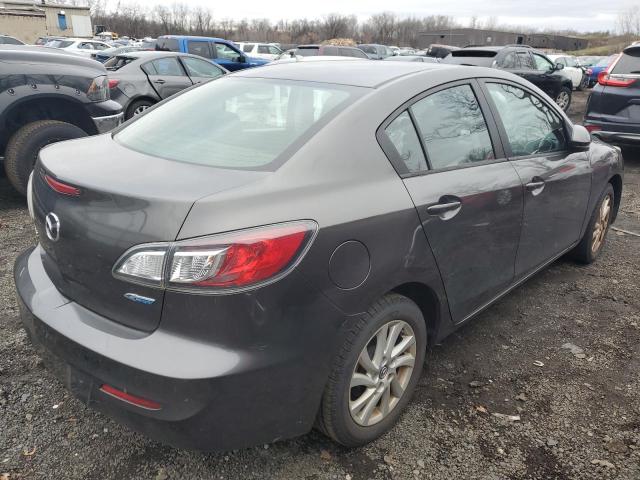 JM1BL1VP1D1812290 - 2013 MAZDA 3 I GRAY photo 3