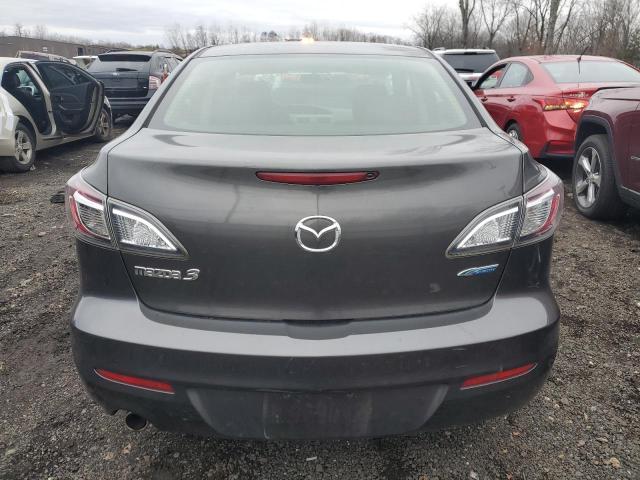 JM1BL1VP1D1812290 - 2013 MAZDA 3 I GRAY photo 6