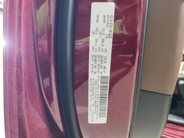 2C4RC1GG5HR544356 - 2017 CHRYSLER PACIFICA LIMITED BURGUNDY photo 13