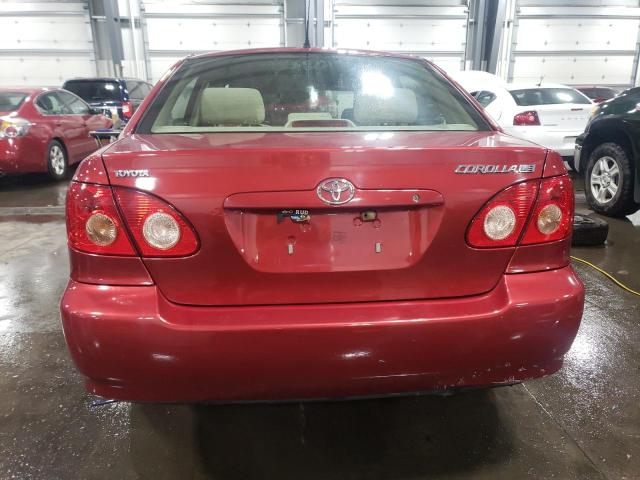 1NXBR32E17Z881895 - 2007 TOYOTA COROLLA CE RED photo 6